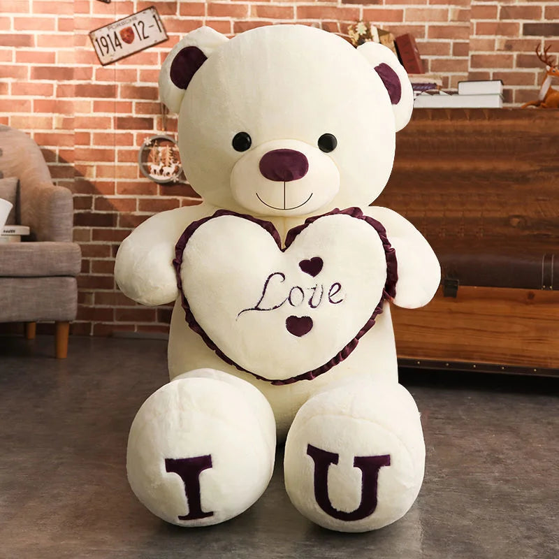 80/100Cm LOVE Bear Giant Stuffed Bear