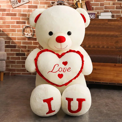 80/100Cm LOVE Bear Giant Stuffed Bear